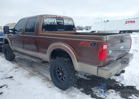 2012 Ford F-250 King Ranch z USA, uszkodzony, nr VIN 1FT7W2B66CEA28290